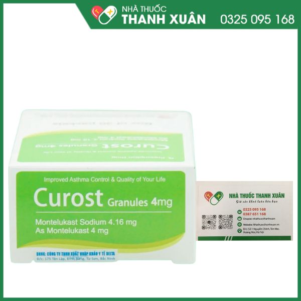 Curost 4mg - Thuốc điều trị và dự phòng hen phế quản